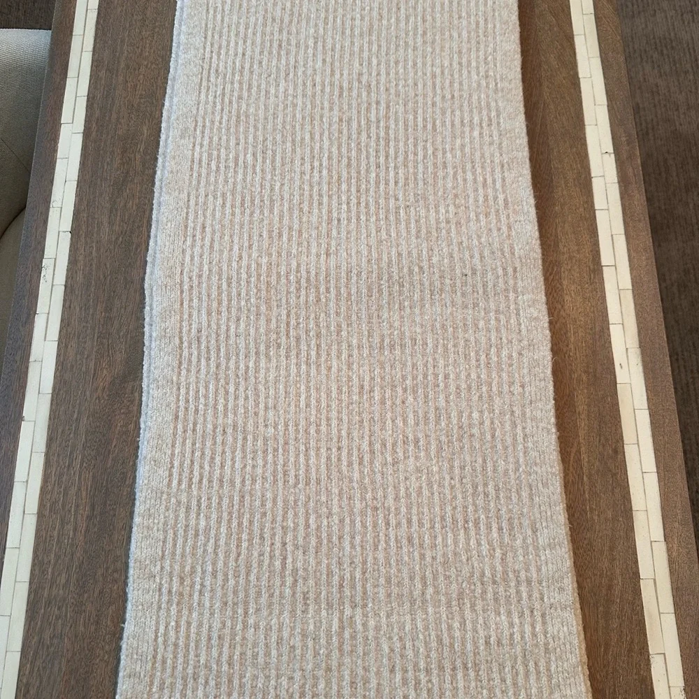 NWOT Madewell Cotton-Blend Scarf in Winter White - Picture 4 of 7